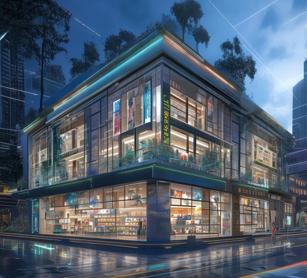 新医药科技开发公司综合商店,创新空间,伊犁的潮流与科技结合