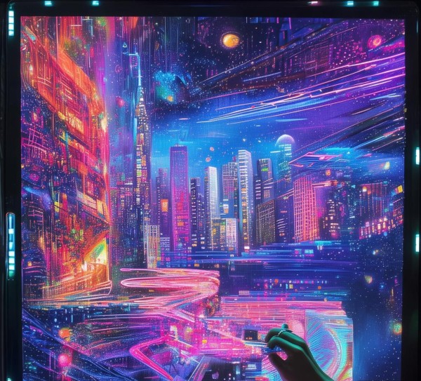 科技动态绘画,视觉艺术的未来 科技动态绘画,视觉艺术的未来