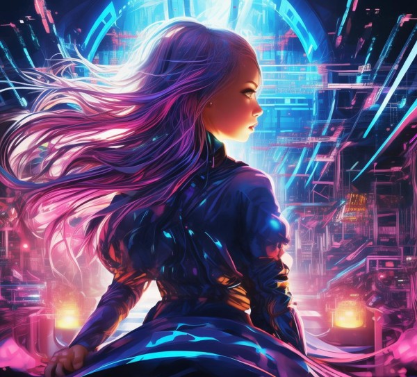 科技动态动漫美女壁纸，你的Perfect未来