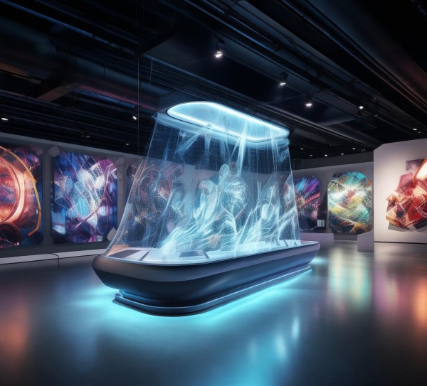 科技与艺术，创意设计与展示展台设计灵感与互动体验
