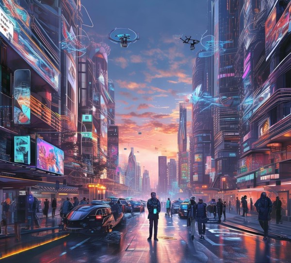 科技动态横屏壁纸，未来生活新图景