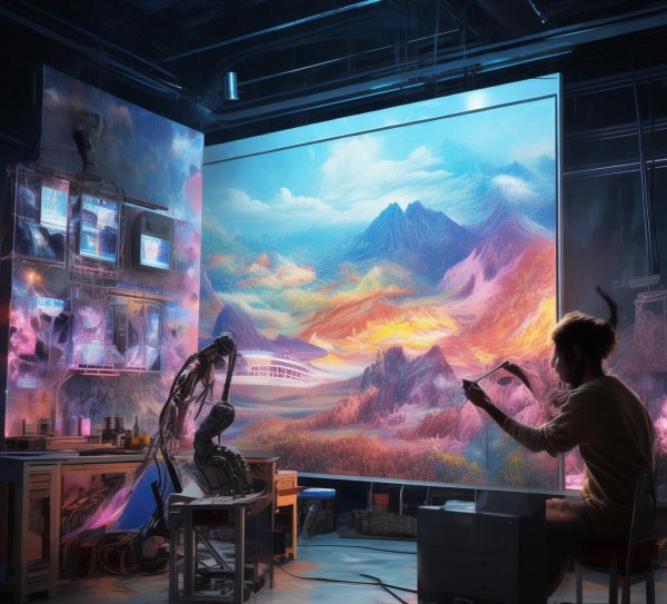 主题画，技术与艺术的永恒对话