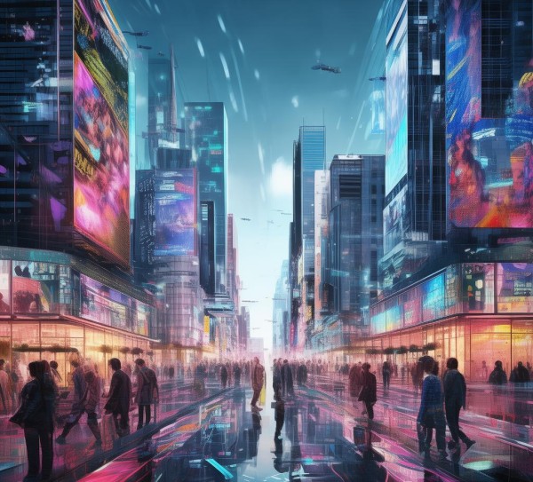 数字城市时代的城市生活新图景,城市科技动态图