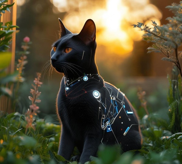 菩提猫，科技与自然的完美融合。