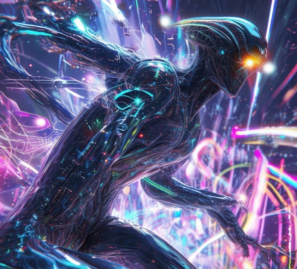 外星人高科技动态图，未来科技的视觉盛宴