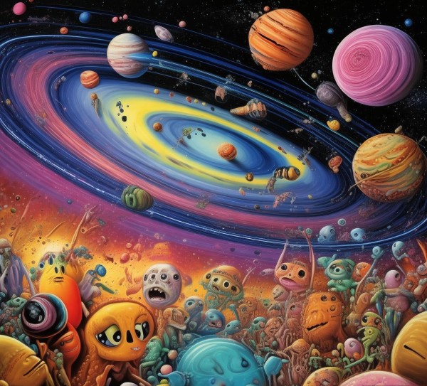探索与生命的相遇，太阳系中的星盘与飞轮