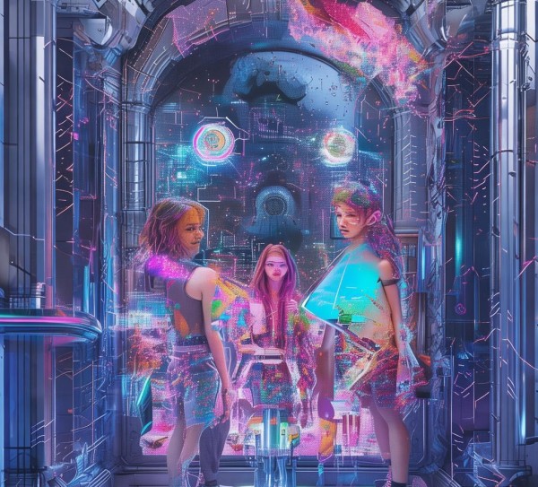 科技与时尚的青春记忆，打破传统壁纸的束缚