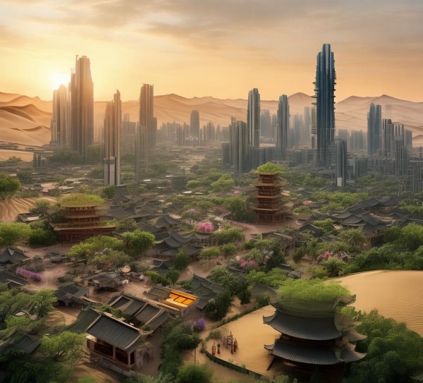 武威，自然与科技的融合机遇，助力绿色未来。