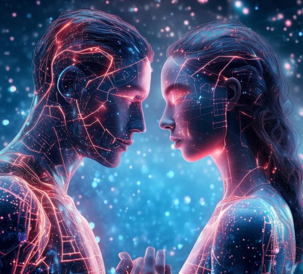 科技动态图情侣头像，浪漫故事的数字化表达