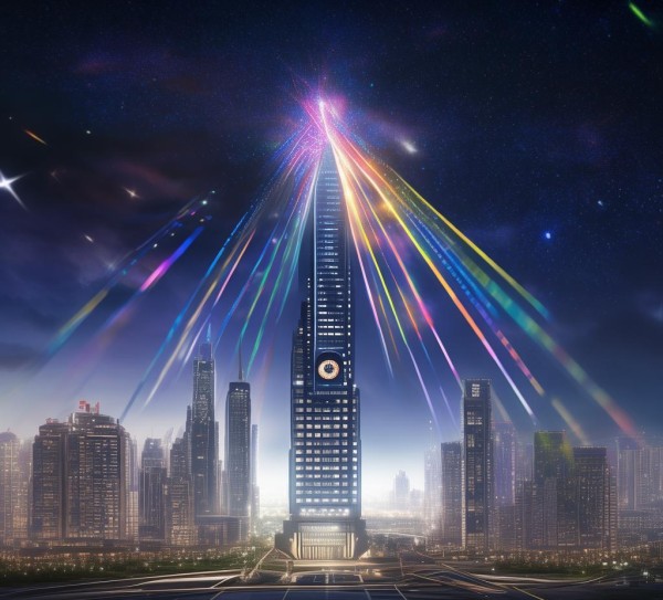 科技之光，科技的星辰大海的璀璨光芒