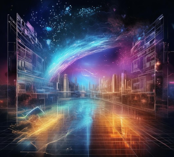 竖版高科技动态背景图素材，从创意到成功