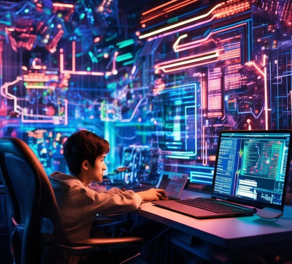 程序员科技装饰壁纸