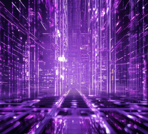 科技之光，从紫色科技到动态视频的精彩呈现