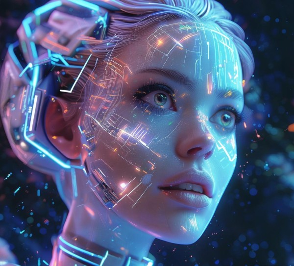科幻科技动态头像女性，探索自我，创造未来