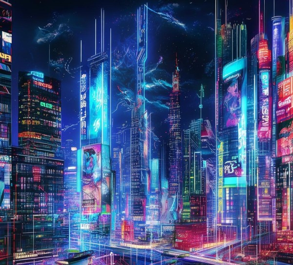 4K壁纸艺术的未来,科技与动漫的创新 intersects未来