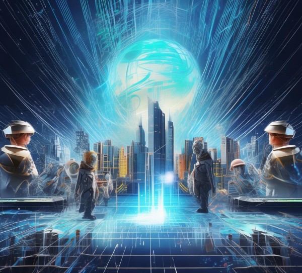 科技动态插画海报,视觉科技的未来挑战与机遇 科技动态插画海报,视觉科技的未来挑战与机遇