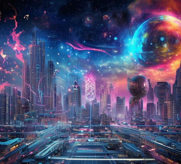 科技与科幻的视觉盛宴，从数字壁纸到未来之城
