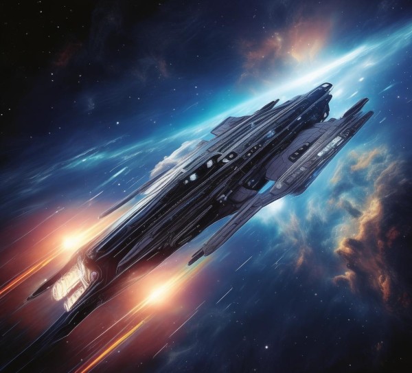 星际科技动态图，人类探索宇宙的视觉奇观