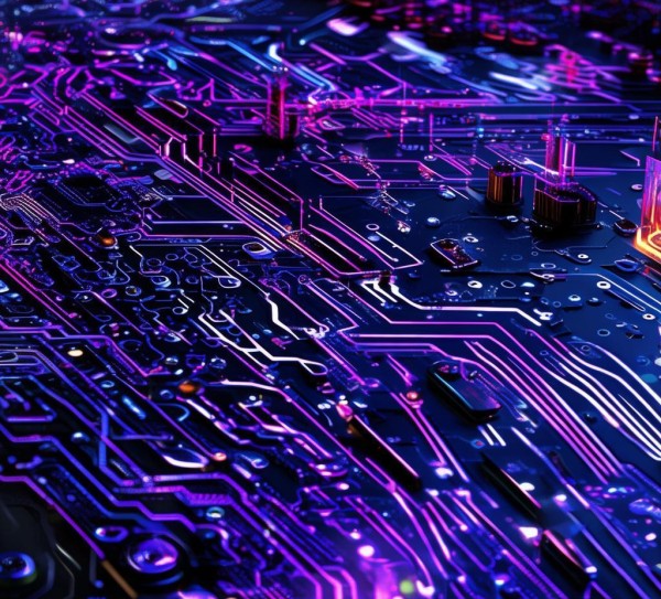 科技动态壁纸电路板，让壁纸上焕发科技感