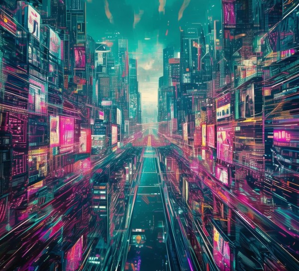 墙纸赛博朋克科技动态，一场改变世界的游戏