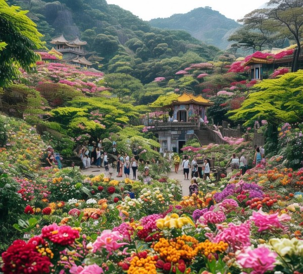 花果山旅游，花果文化与自然风光的完美结合