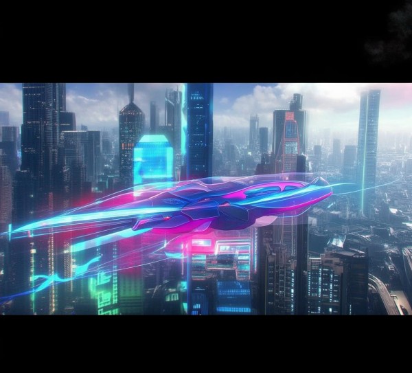 二次元科技未来图解壁纸，科技与审美碰撞的未来美学