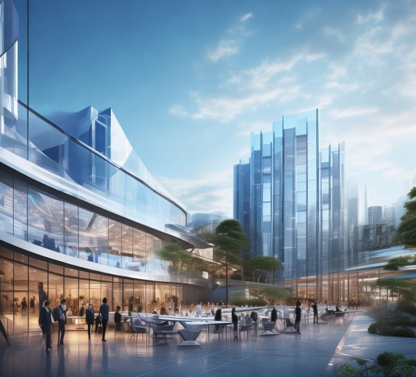 淮南高科技开发区的innovation hub，创新新天地