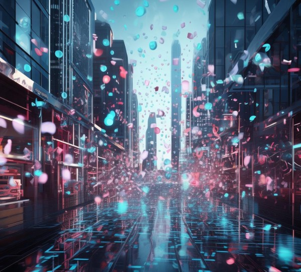 数字科技与立体文字，视觉化探索的未来