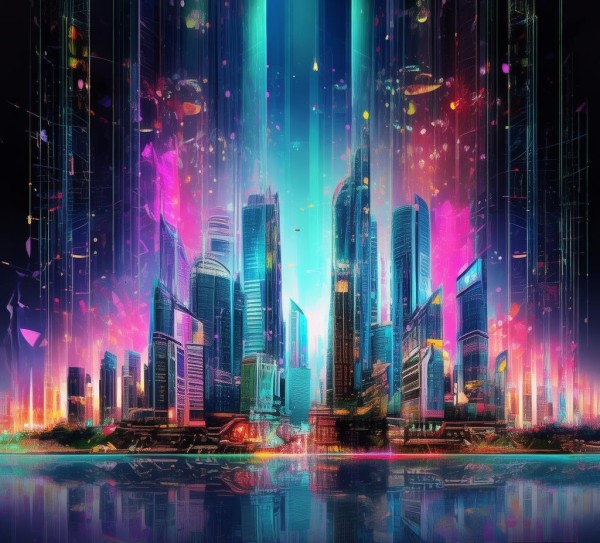 科技动态背景素材竖屏，数字时代创意的新生