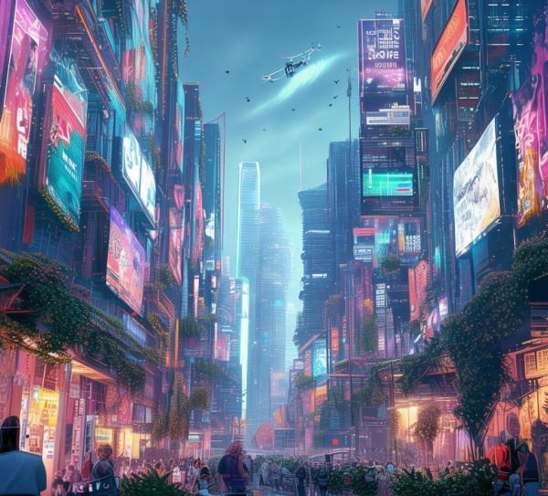 填满赛博朋克,科技与理想生活的完美融合