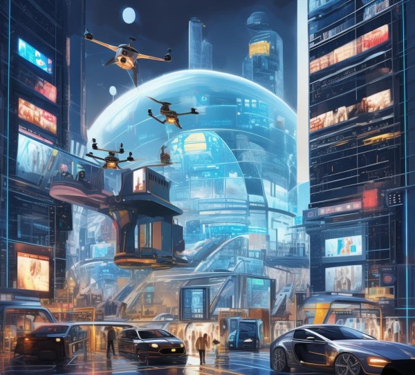 科技动态场景图，未来发展的新方向