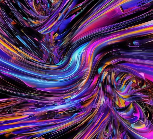 科技与视觉，高科技动态壁纸的立体回旋艺术