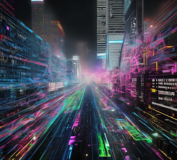 黑白科技与数字时代的视觉盛宴，科技与艺术的完美融合