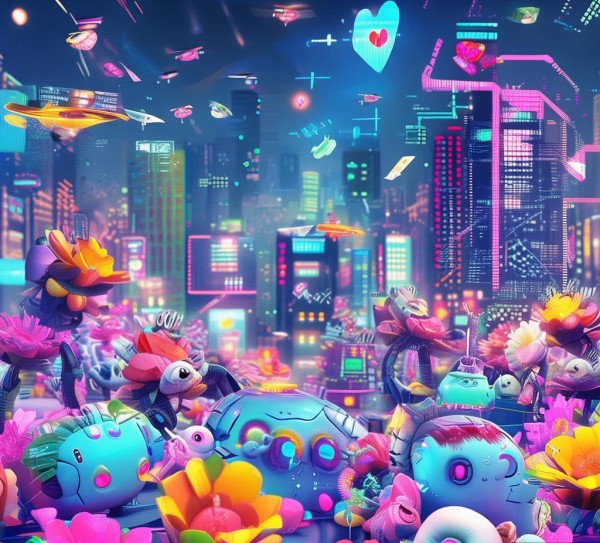 科技动态的壁纸图片可爱