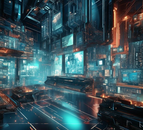 科技壁纸，未来空间的视觉盛宴