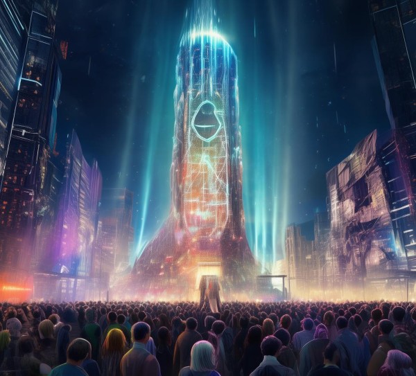 科技赋能文明觉醒,希望之光与未来共舞。