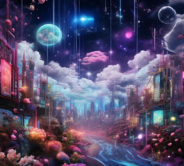 科技浪漫壁纸的艺术之歌