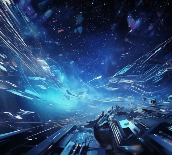 科技动态壁纸满天星蓝色，科技与美的完美结合
