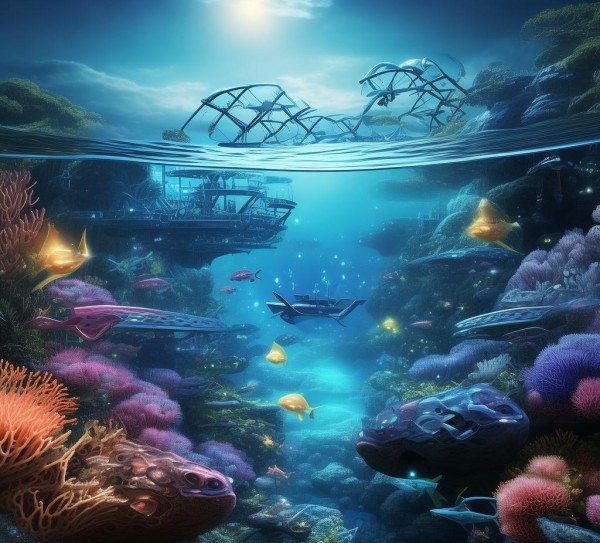 海洋生物与海洋环境的未来，技术与伦理的双轮驱动