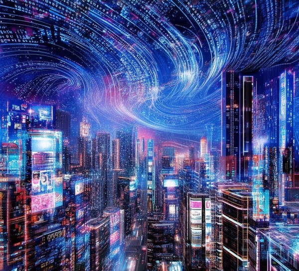 数字科技动态壁纸，影像的未来篇章