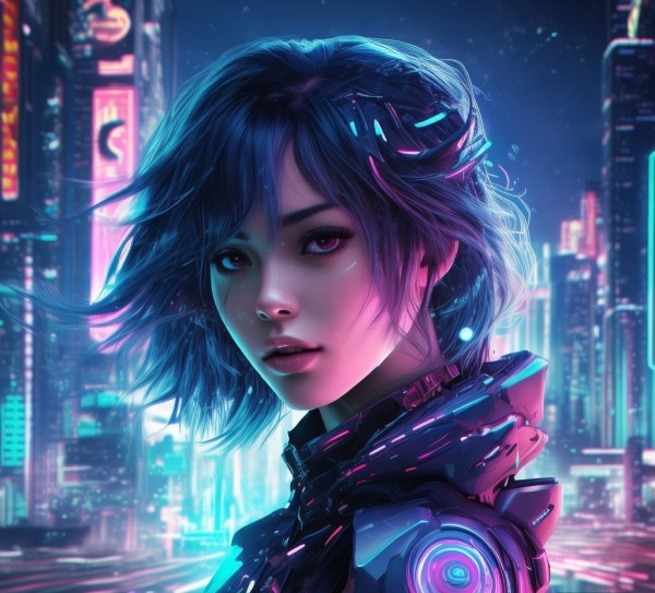 黑科技壁纸,动漫女孩时尚