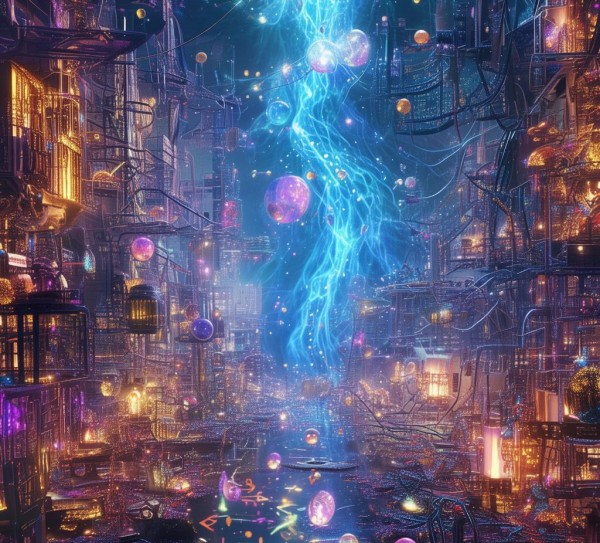魔法科技与蓝色,视觉盛宴,科技魅力的完美融合!