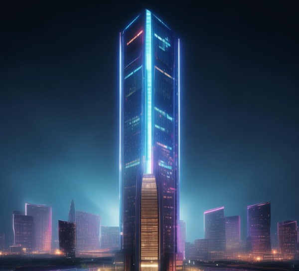 科技简约未来之光效
