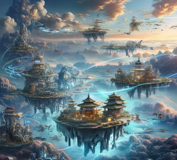 修仙科技,从神话到现实的动态图谱