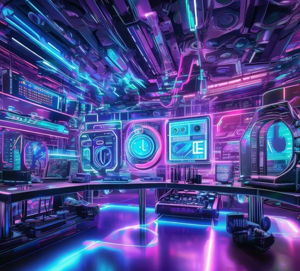 抖音科技动态背景图制作工具与效果