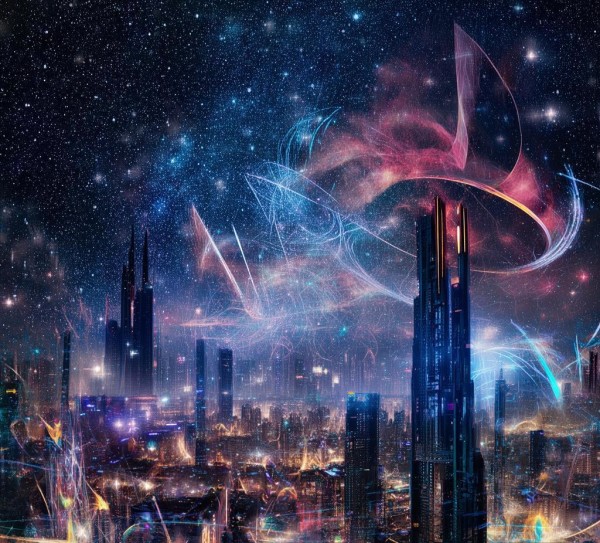 星际星空下,科技与艺术的璀璨碰撞