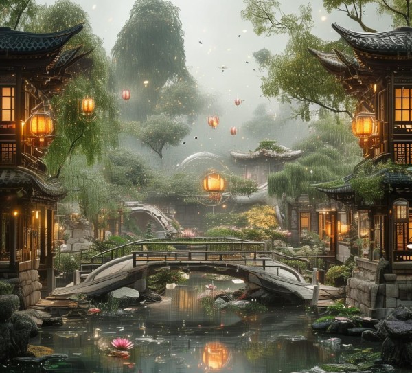 古风科技艺术欣赏与现代融合，现代古风壁纸的创新与未来展望
