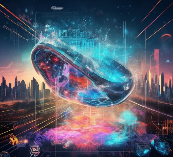 科技与艺术的未来融合海报