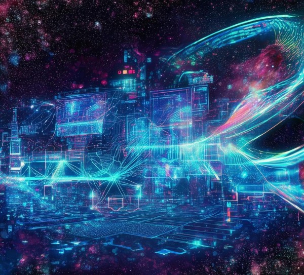 AI背景图,科技动态的视觉盛宴