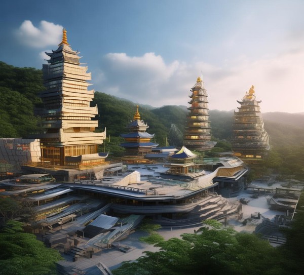 佛坪山茱萸科技发展中心,佛教文化与现代科技的融合